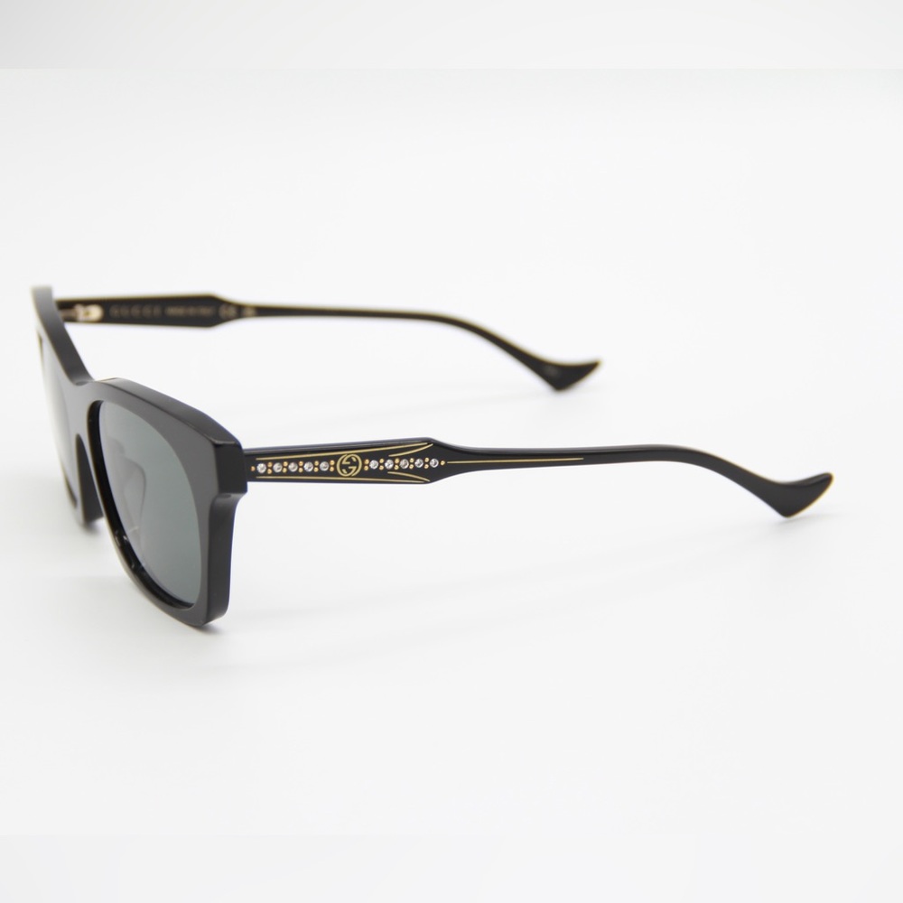 NEW GUCCI BLACK WOMEN CAT EYE SUNGLASSES GUCCI - Picture 5 of 12
